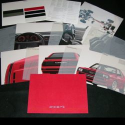Audi Sport Quattro sales portfolio 1985