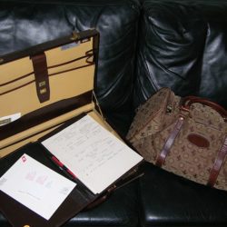 Ferrari 308 328 512 briefcase set pre-owned by designer Hans A. Muth